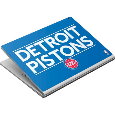 NBA Detroit Pistons Standard - Blue Surface Book Skin